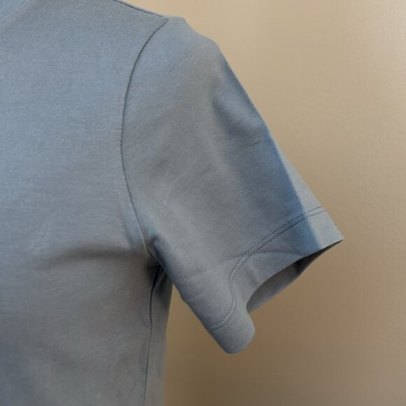 Fat Face Organic Cotton Belle Blue Short Sleeve Tee - Light Blue Sz2 - Picture 3 of 9